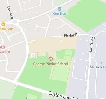 map for George Pindar School