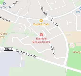 map for Eastfield Community Centre