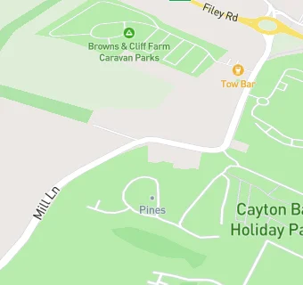 map for Cayton Village Caravan And Motorhome Club