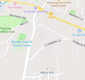 map for MHA - Micklehill Retirement Village Cafe Bistro