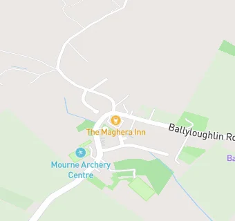 map for THE MAGHERA INN