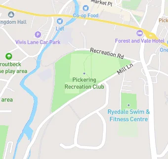 map for Pickering Recreation Club