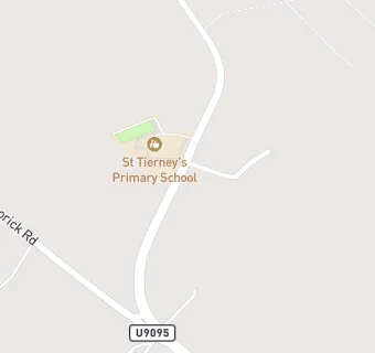 map for St Tierney's Primary School