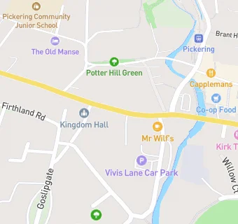 map for Pickering Medical Practice