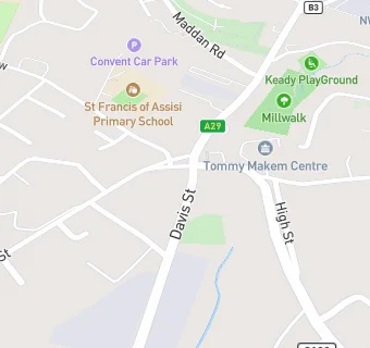 map for Benny's