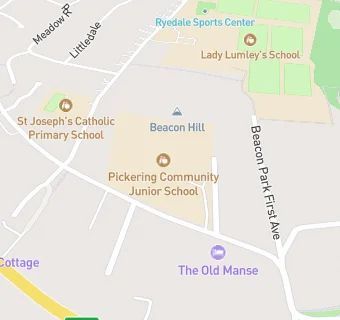 map for Pickering Community Junior School