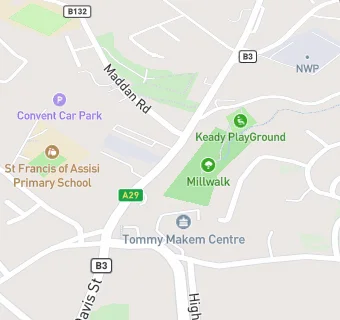 map for Keady Market Stores