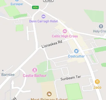 map for Lisnaskea Parish Church/Church Hall