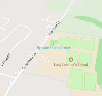 map for Lady Lumley's School