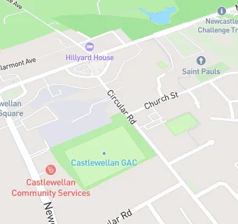 map for CASTLEWELLAN CROSS COMMUNITY PLAYGROUP