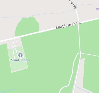 map for St John's Parish Church Hall