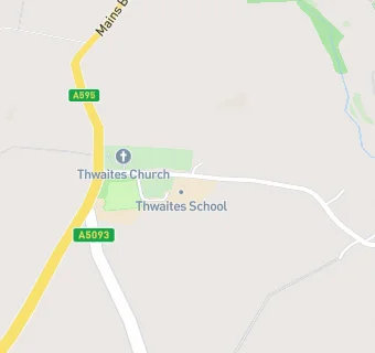 map for Thwaites School