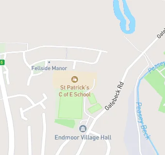 map for St Patrick's CofE School