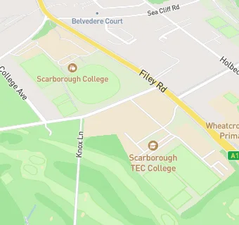 map for Scarborough TEC  (Student Canteen)