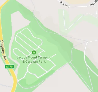 map for Jacobs Mount Caravan Park