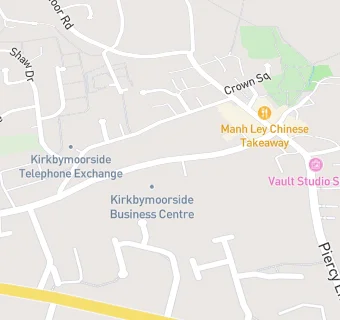 map for Alpha Dental Kirkbymoorside