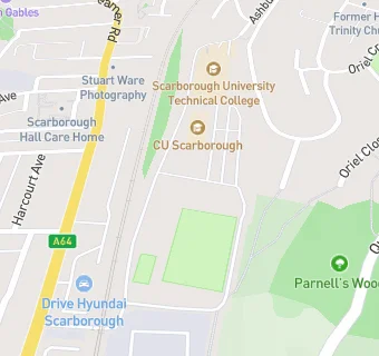 map for Everyone Active Scarborough Sports Village