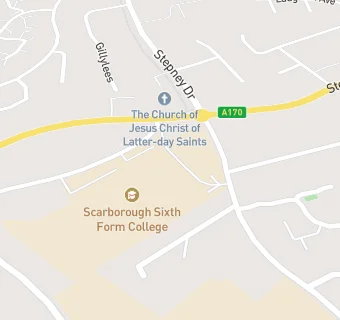 map for Scarborough Sixth Form College