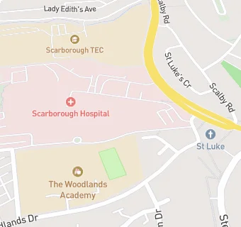 map for Scarborough Hospital Catering Department