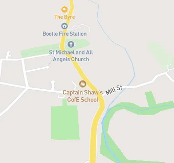 map for Captain Shaw's CofE School