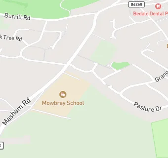 map for Mowbray School