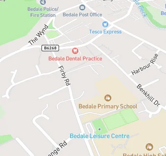 map for Glebe House Surgery