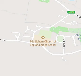 map for Middleham Church of England Aided School