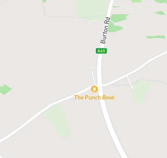 map for The Punchbowl Hotel