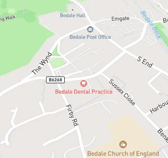 map for Bedale Dental Practice