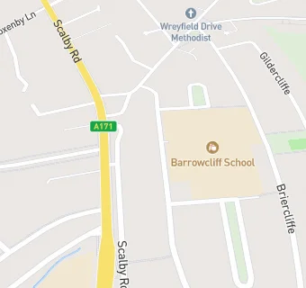 map for Barrowcliff School