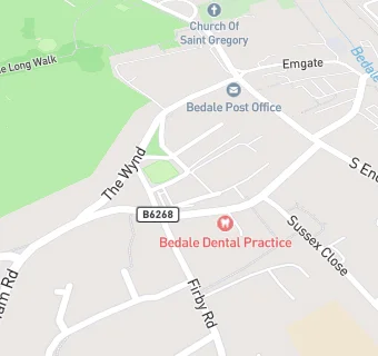 map for Dales Centre