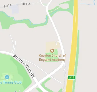 map for Knayton C of E Academy