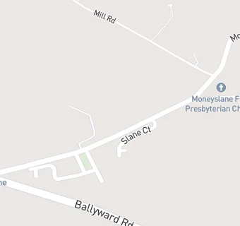 map for Moneyslane Rural Community Hub & Football Club