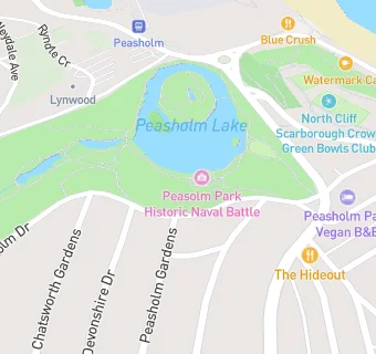 map for Peasholm Cafe