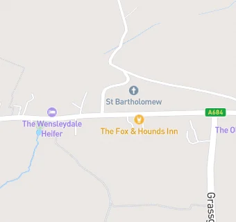 map for Fox & Hounds Inn