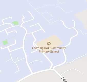 map for Leeming RAF Community Primary School