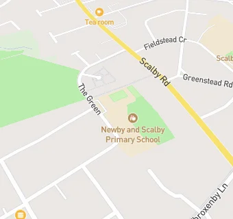 map for Newby and Scalby Primary School