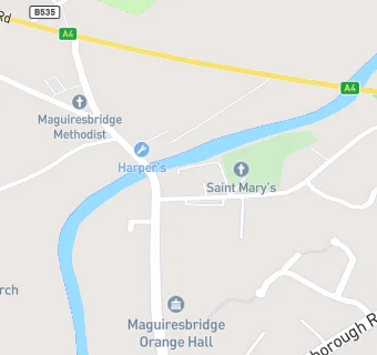 map for Spar Maguiresbridge