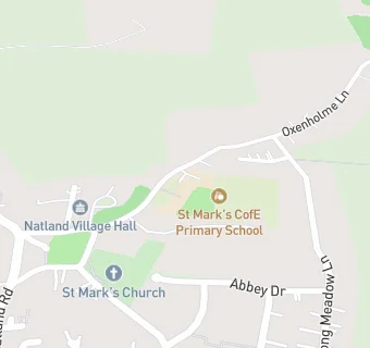 map for St Mark's CofE Primary School