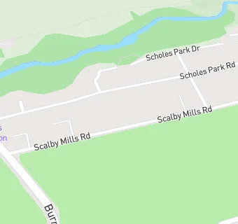 map for Old Scalby Mills