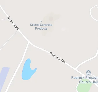 map for Redrock Presbyterian Church and Hall