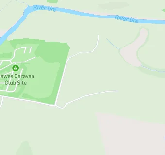 map for Hawes Caravan And Motorhome Club Site