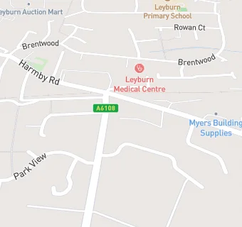 map for Leyburn Filling Station