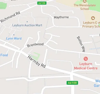 map for Leyburn Medical Practice