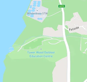 map for Tower Wood Outdoor Centre