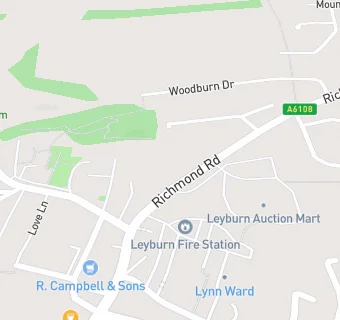 map for Leyburn Arts \& Community Centre