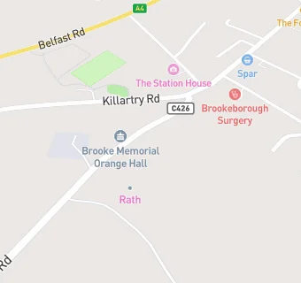 map for Brooke Memorial Hall