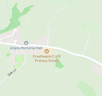 map for Crosthwaite CofE School