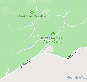 map for Great Tower Scout Camp