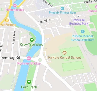 map for Kirkbie Kendal School